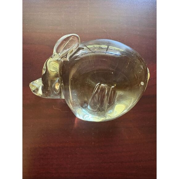 Glass Pig, Vintage, 1970’s, Unique - Picture 2 of 6